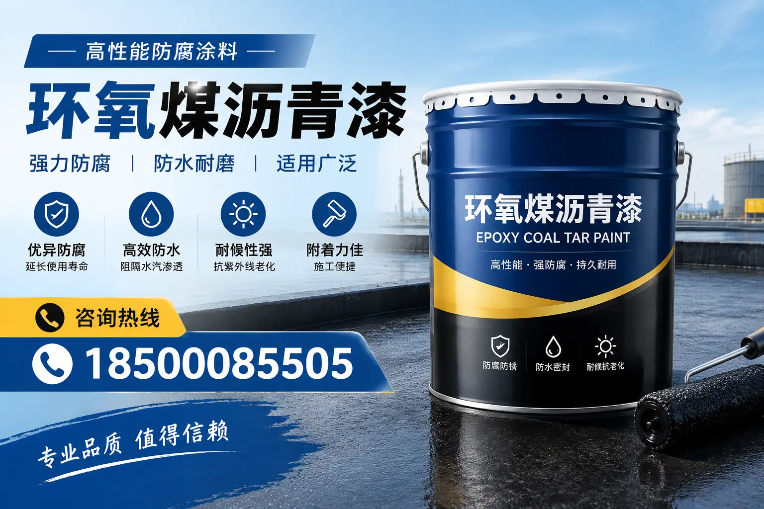 环氧煤沥青漆的主要成分与功能，临沂用户深度了解